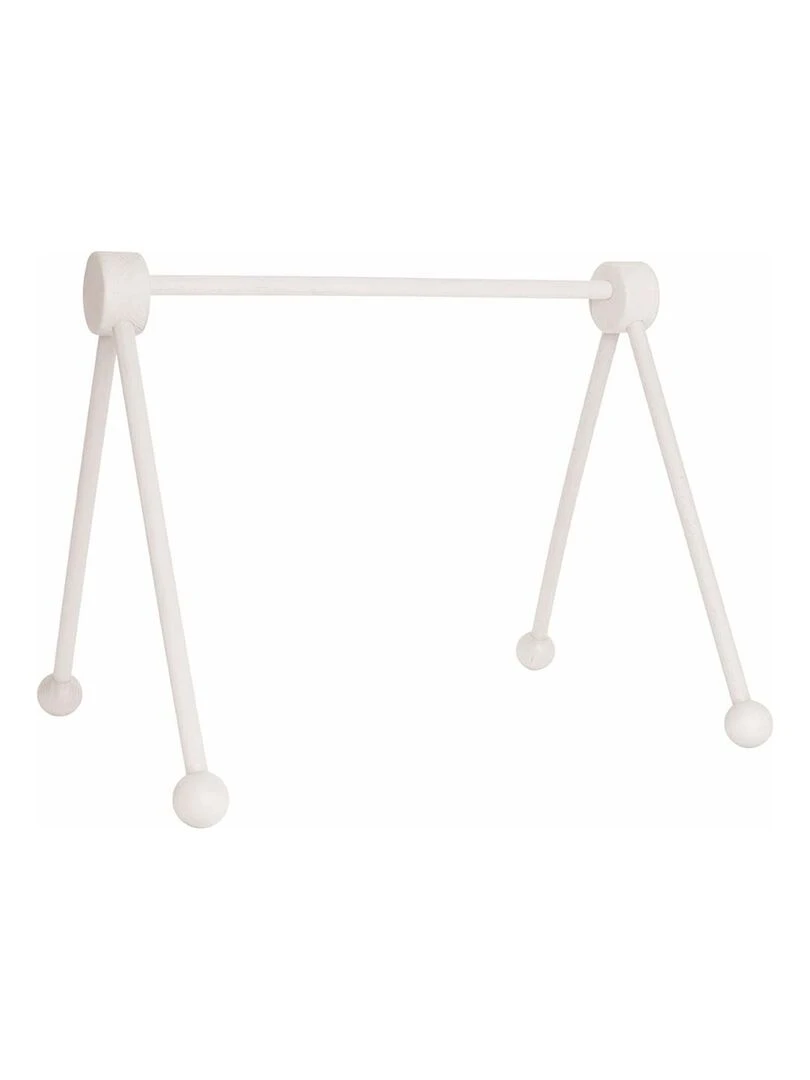 Portique d'éveil en bois Arche de jeux Blanc