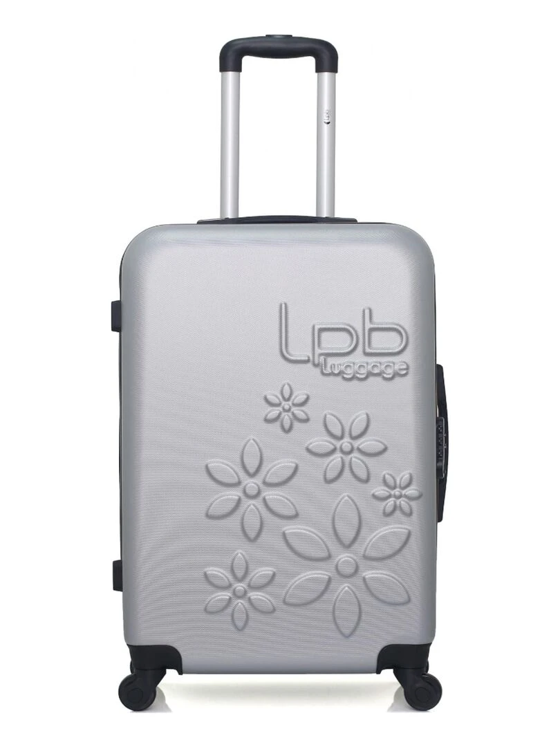 LPB LUGGAGE VALISE WEEKEND ABS ELEONOR 4 ROUES 65 CM Gris