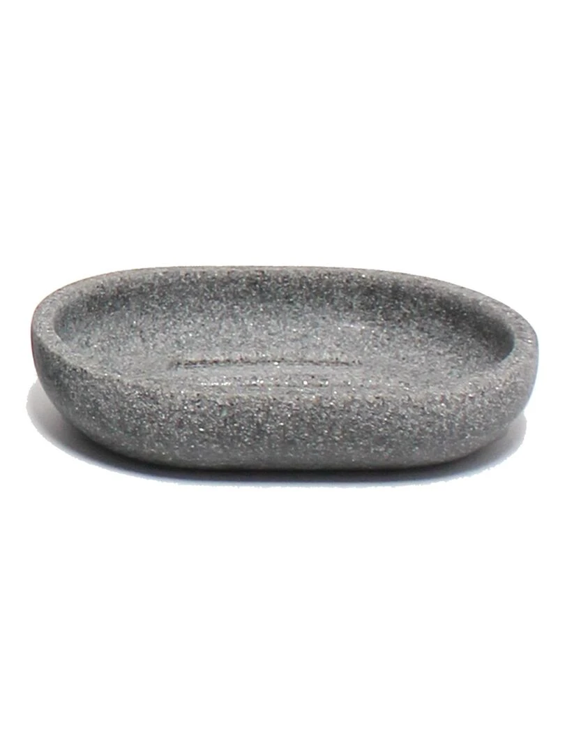 Porte savon 12 x 8.5 x 2 cm Granite Gris