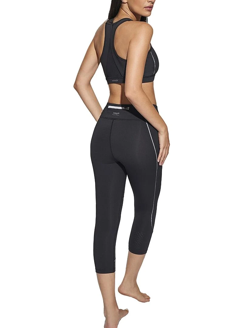 Legging court de sport Tech ST4   Noir