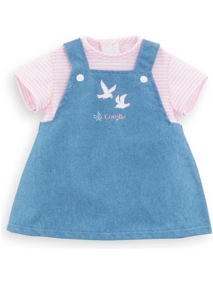 Robe Marinière Bords de Loire pour poupon 36 cm N/A