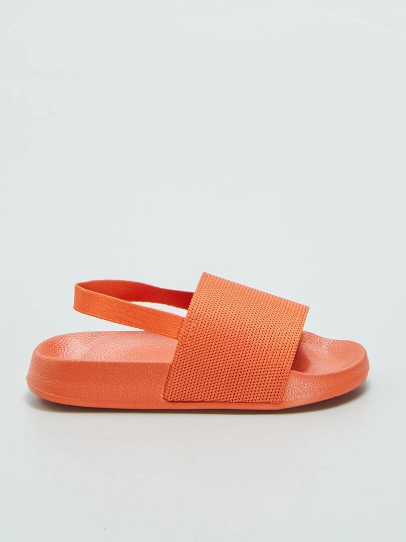 Mules de plage Orange