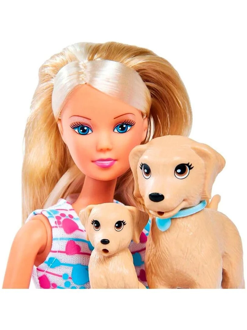 Steffi Love Poupée mannequin Promenade chien   N/A