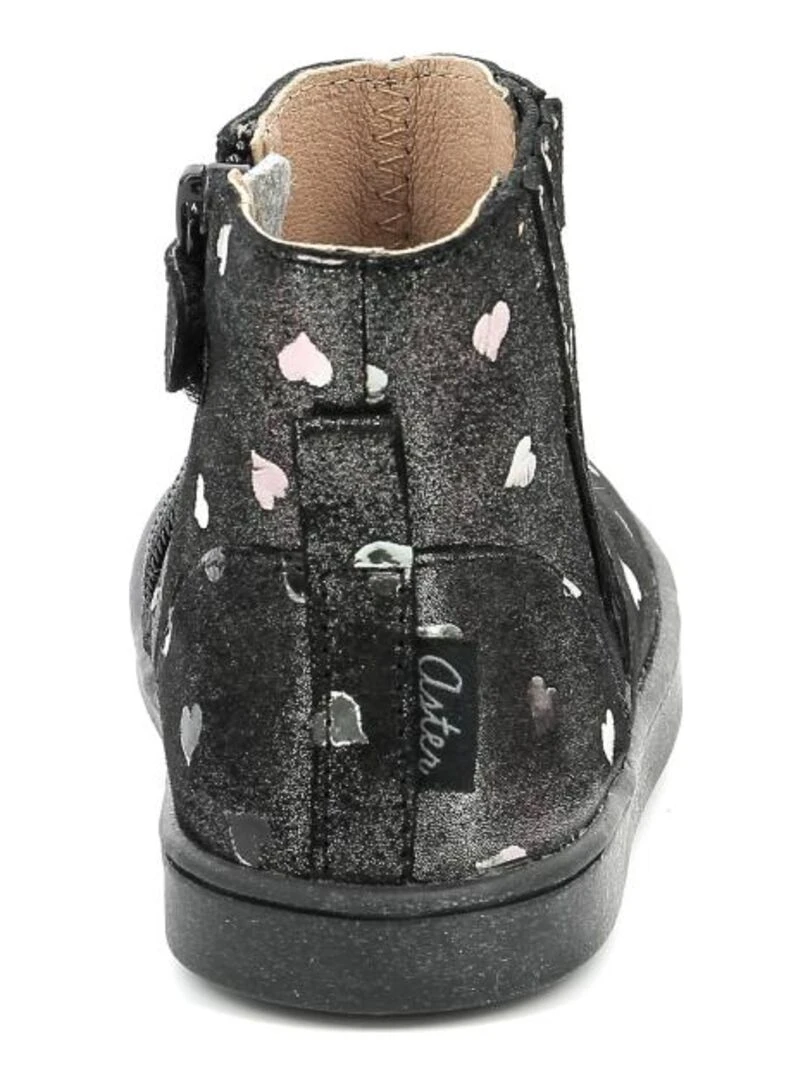 Boots Cuir Welsea   Noir