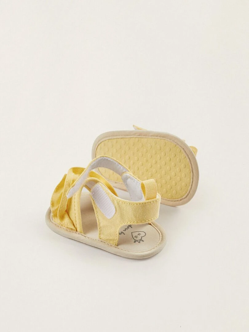 Sandales avec Volants pour Nouveau Né  NATURE TAKEOVER   Jaune