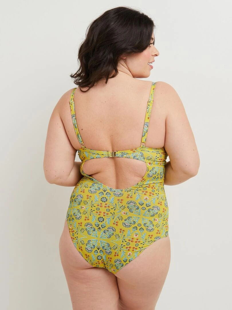 Maillot de bain 1 piece emboitant Malice RougeGorge Lingerie Vert