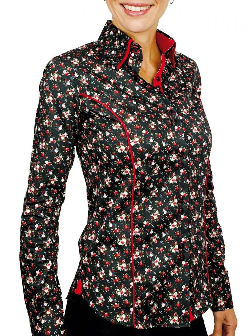 Chemise imprimée SIDNEY Noir