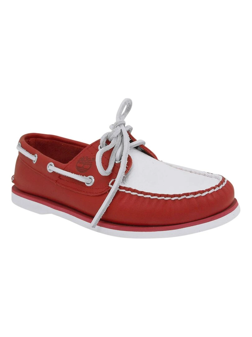Chaussures cuir 'Timberland' 'Classic Boat Classi'   Rouge