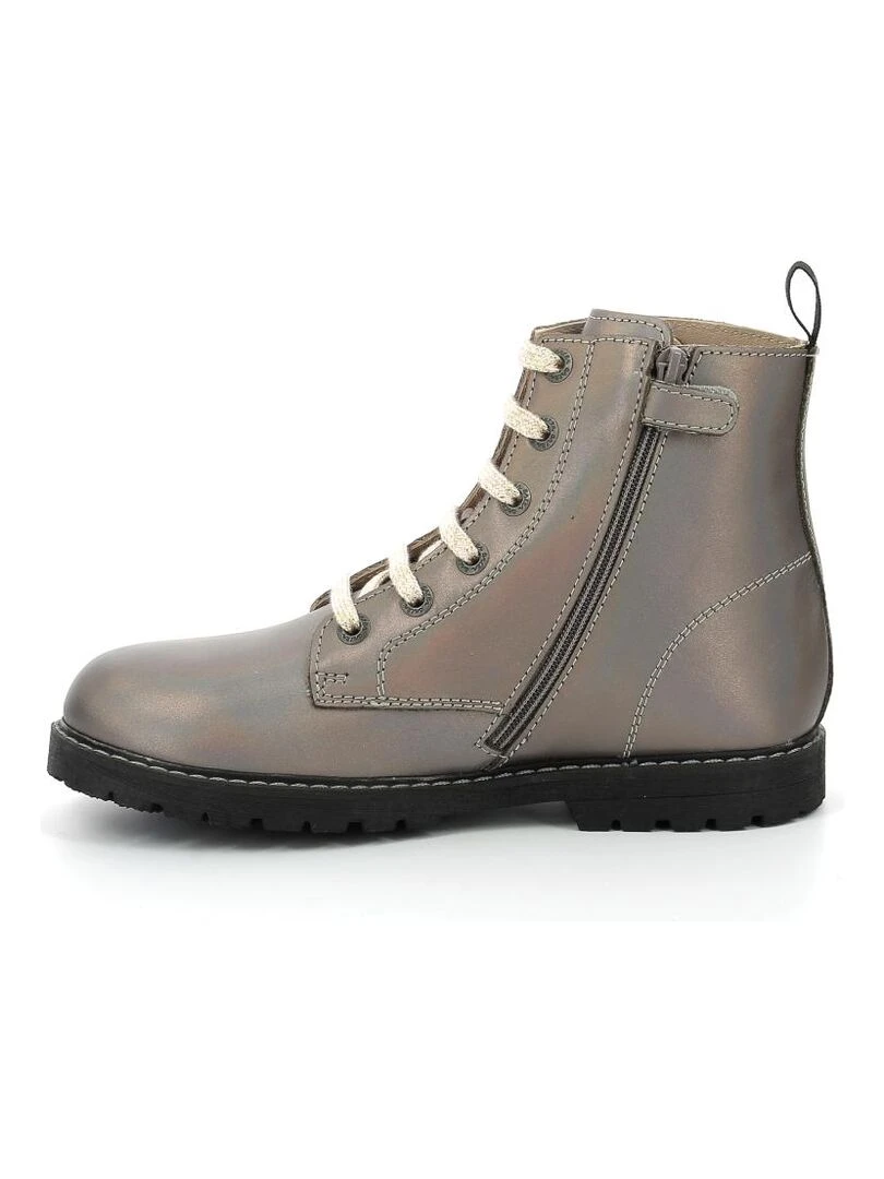 Bottillons Cuir Allica   Bronze