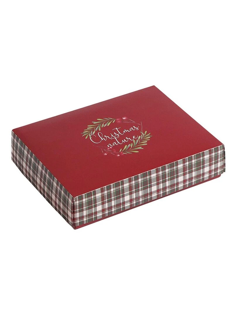 Pyjama pantalon et haut Christmas Kisses   Rouge