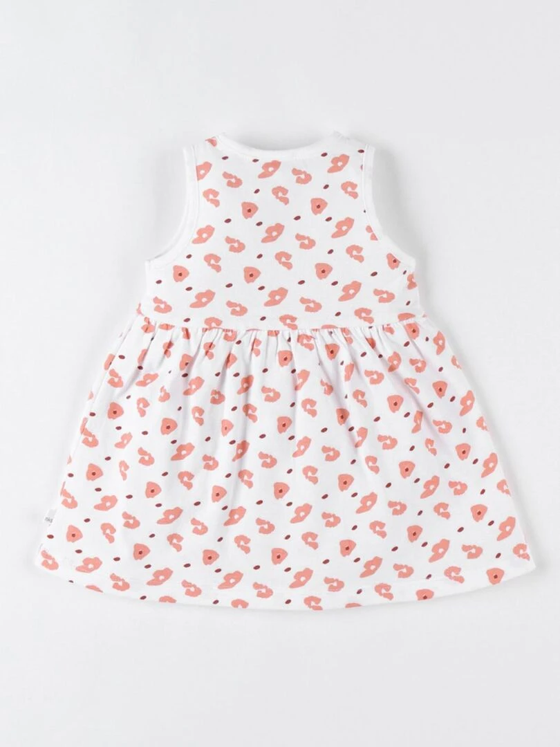Robe à imprimé léopard  écru/rose   Noukie's   Rose