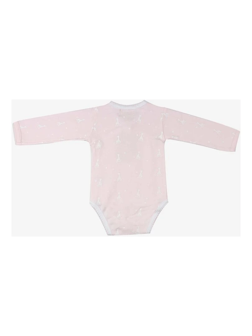 Body Manches Longues Rose Sophie La Girafe (3 Mois)   Rose