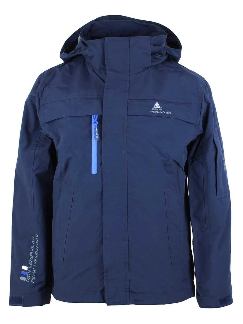 Parka garçon ECASIK PEAK MOUNTAIN Bleu marine
