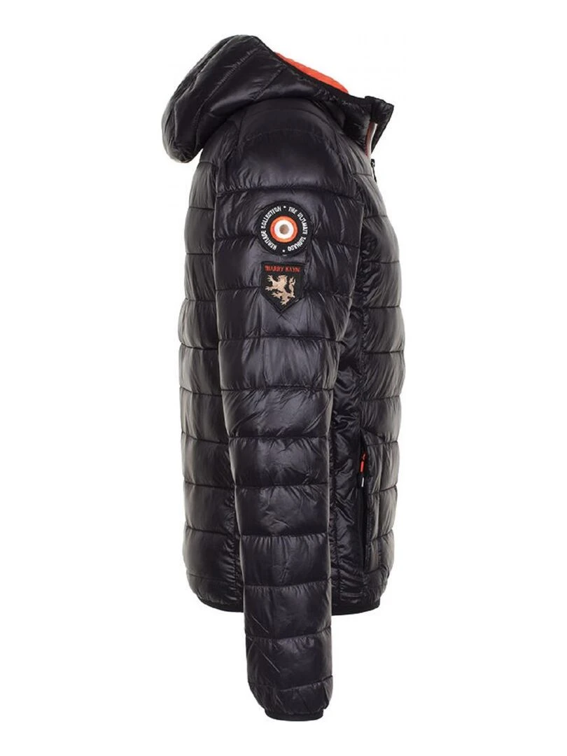 Doudoune fine à capuche homme COMAIN   HARRY KAYN   Noir Noir