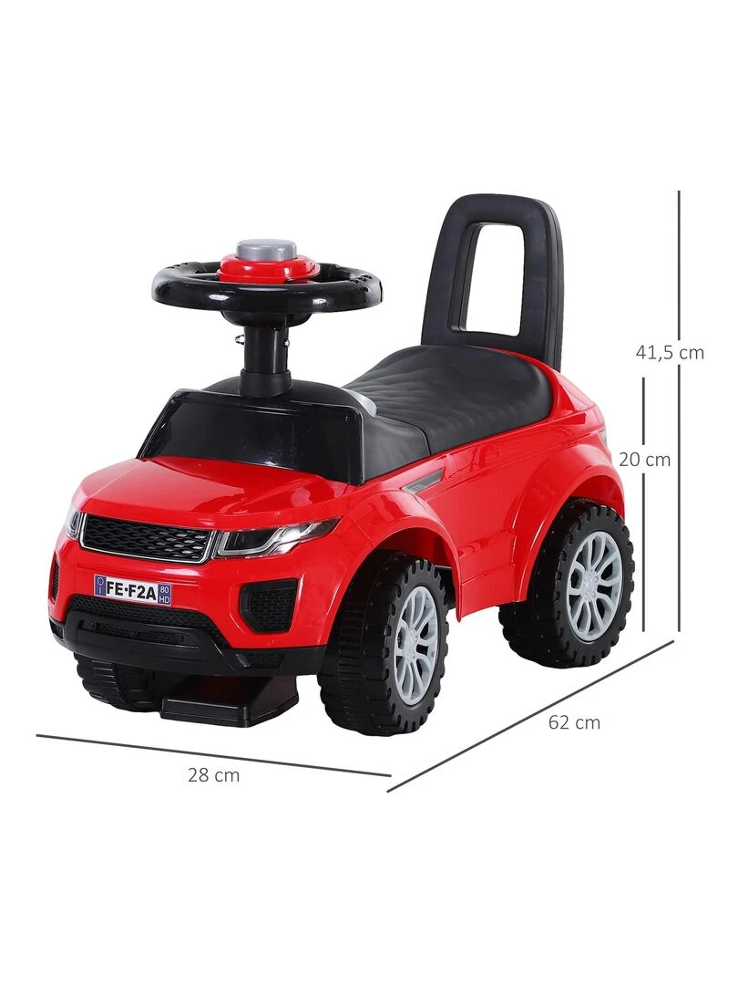 Porteur pour enfants voiture   Rouge