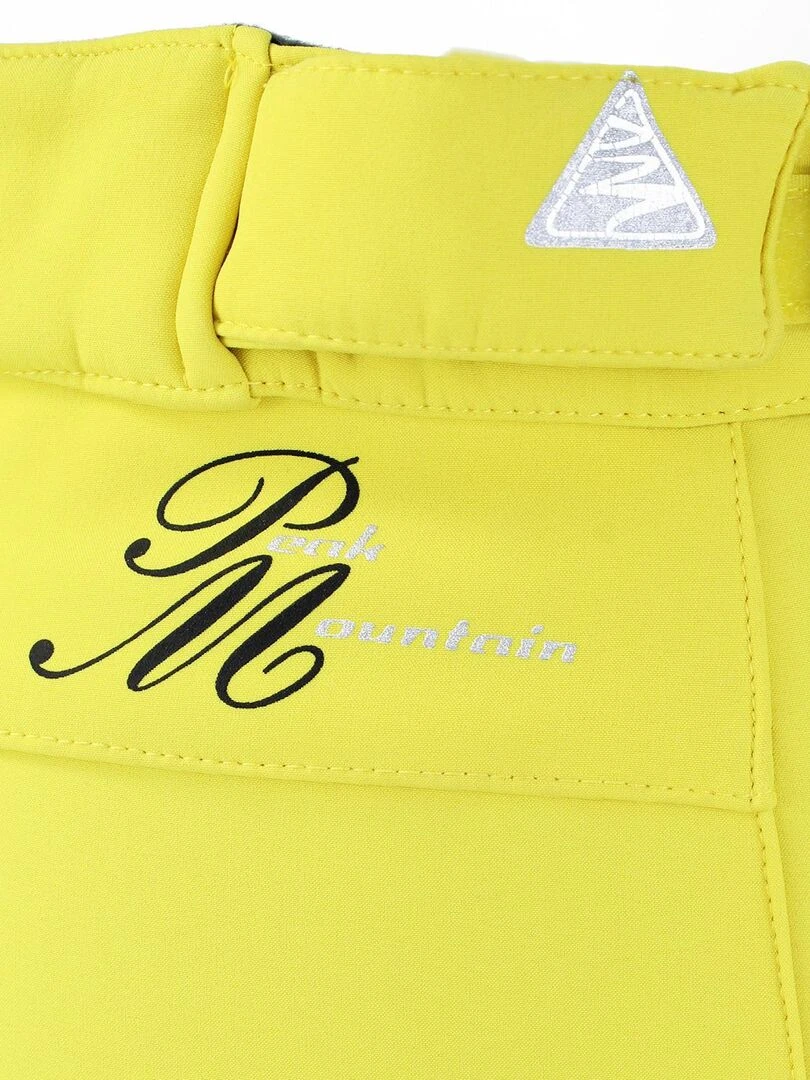 Pantalon de ski fille GASHELL   PEAK MOUNTAIN   Jaune