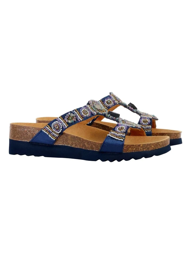 Mules à Enfiler Scholl New Bogota'Wedge   Bleu