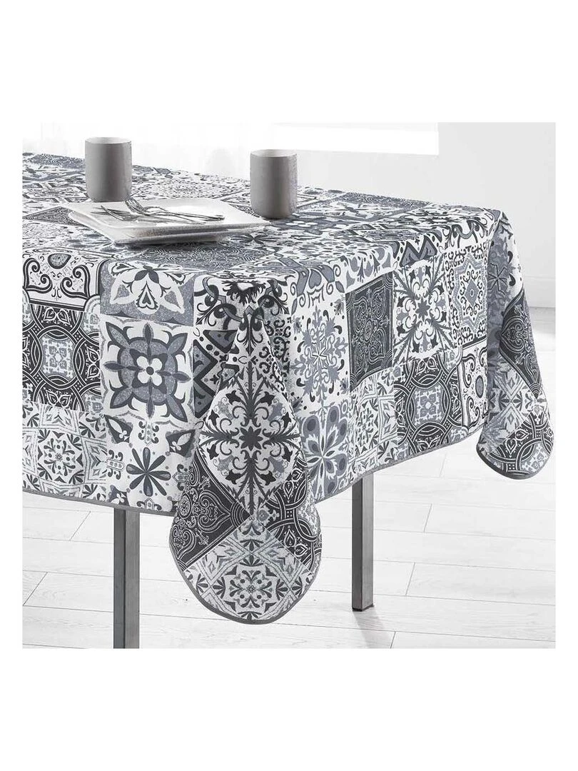 Nappe rectangulaire Persane   Gris