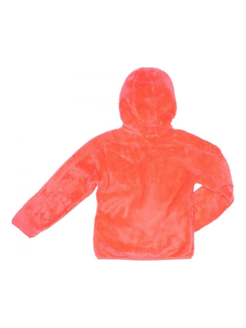 Blouson polaire fille GALANE PEAK MOUNTAIN Orange corail