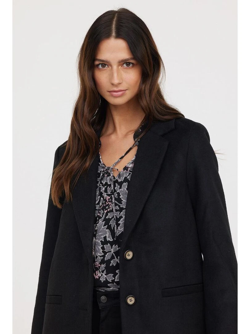 Lee Cooper   Manteau manches longues polyester regular FIDA   Noir