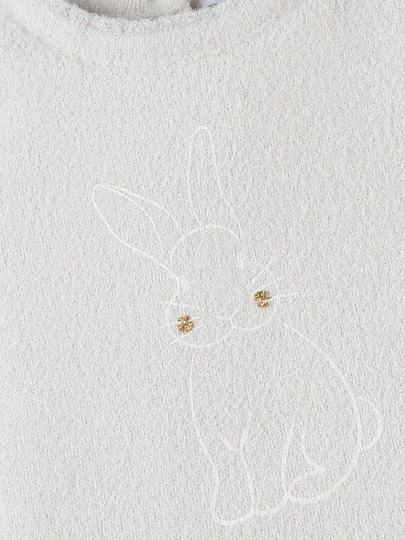 Robe lapin tricot  chiné   Noukie's   Beige