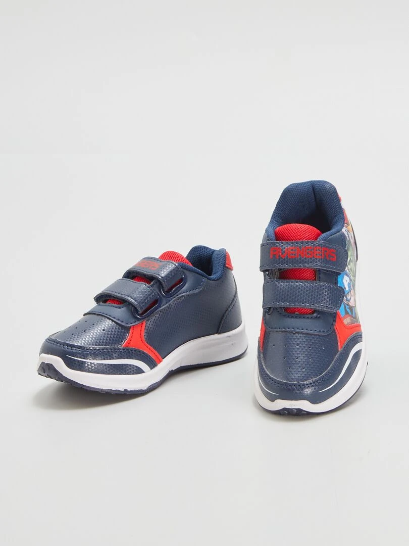 Baskets à scratchs 'Avengers'   bleu