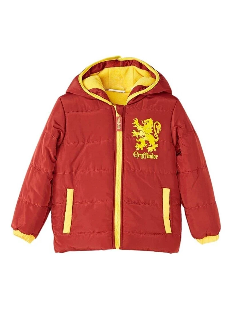 Harry Potter Parka garçon imprimé Harry Potter Bordeaux