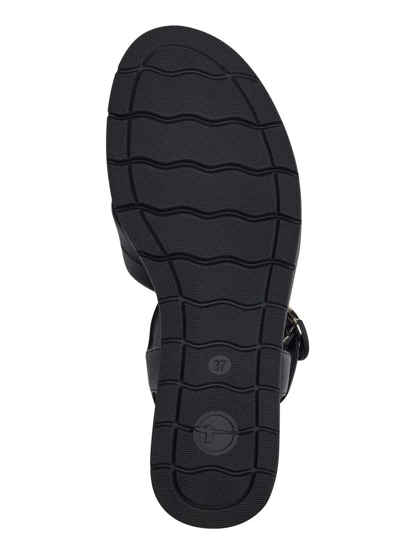 Sandales Cuir Tamaris   Noir