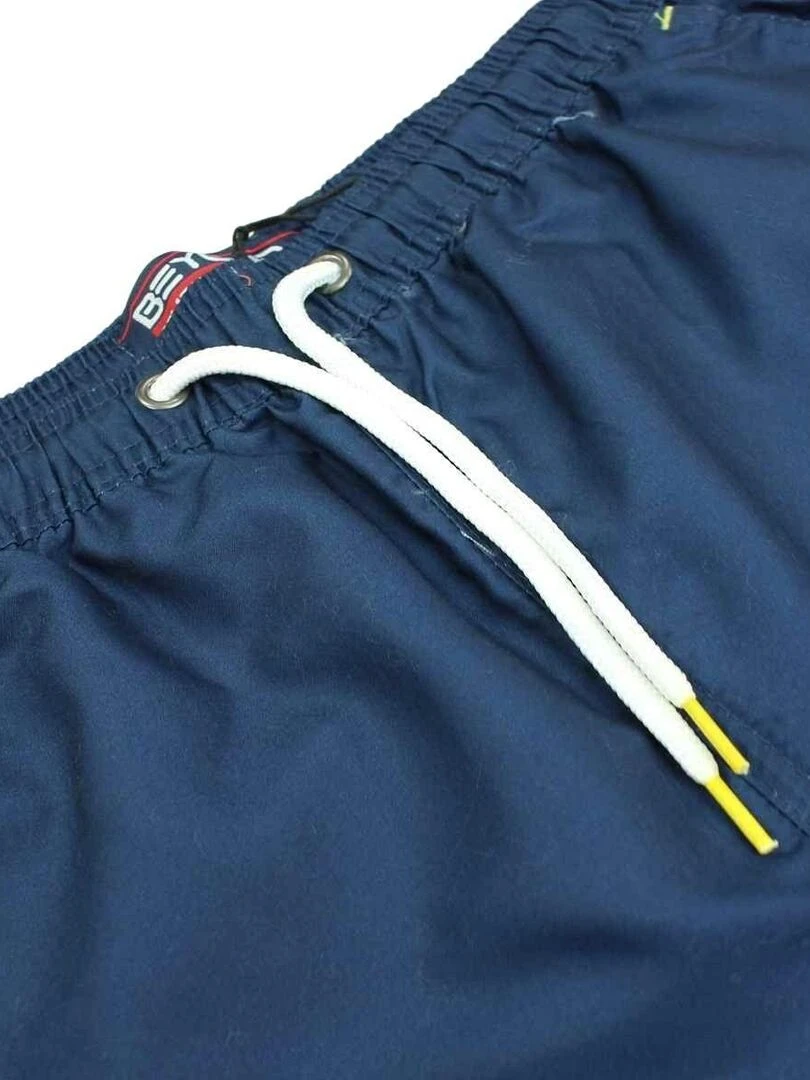 Nasa   Short De Bain homme imprimé logo   Bleu marine