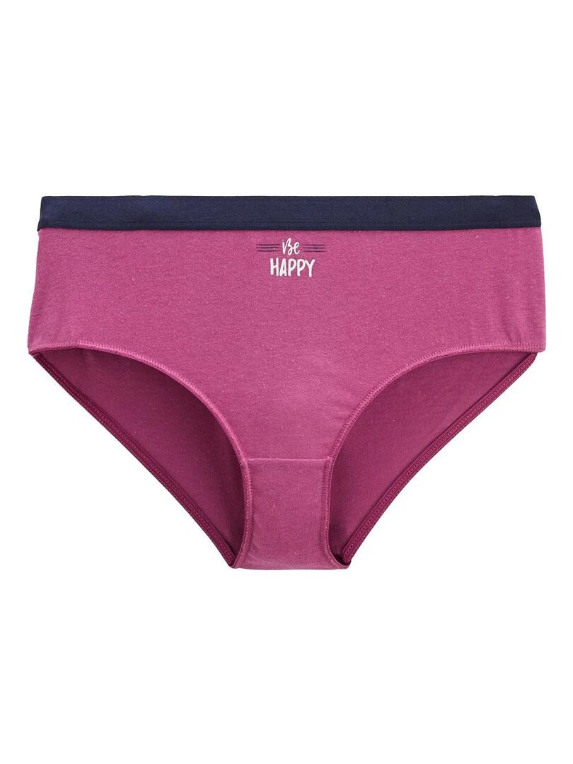 Lot de 3 culottes fille Takura   Rose