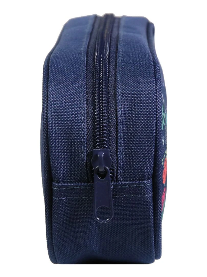 BAGTROTTER Trousse scolaire rectangulaire Cybel Cheval Licorne Bleu Fleurs   Bleu