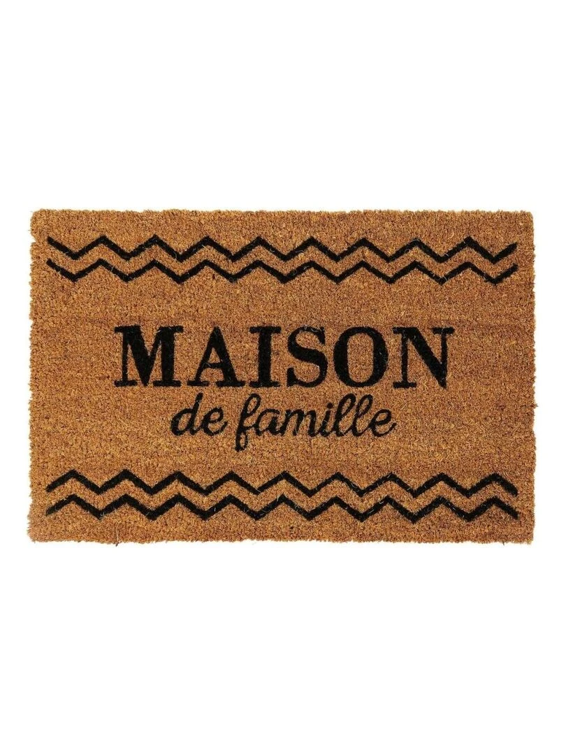 Paillasson Coco 40x60 cm Maison de famille Marron