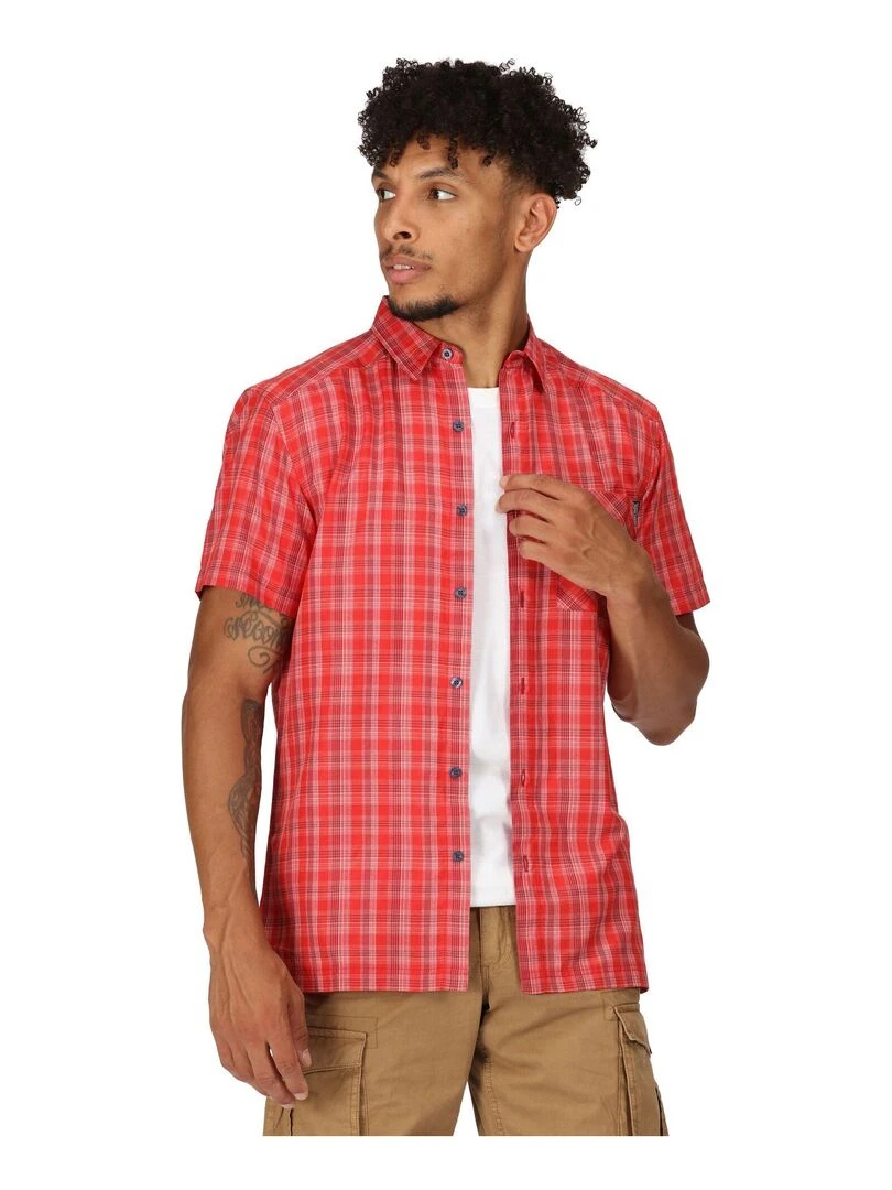 Regatta   Chemise KALAMBO   Rouge carmin