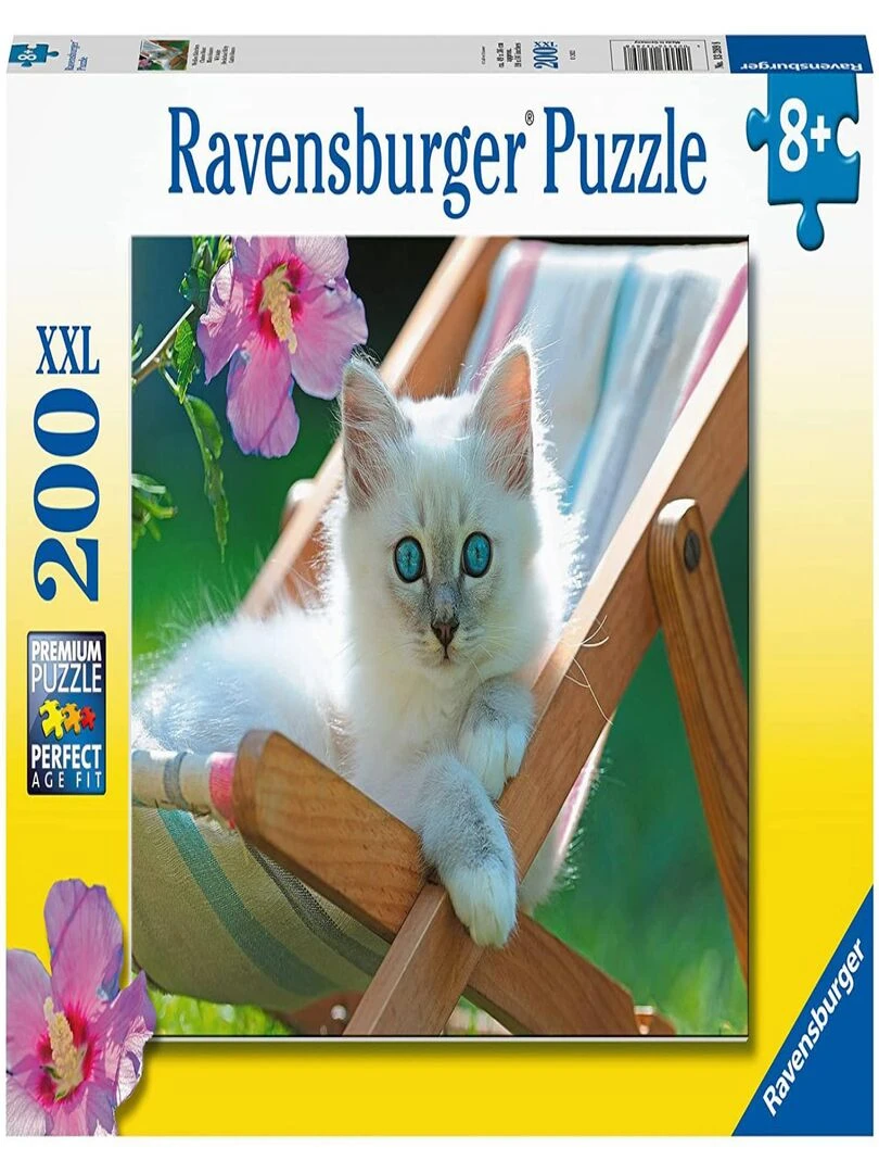 Puzzle 200 pièces XXL Chaton blanc N/A