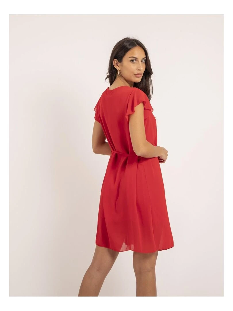 Robe courte IEVE Rouge