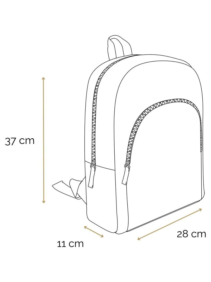 BAGTROTTER Sac à dos 37 cm avec poche Pat'Patrouille Bleu   Bleu