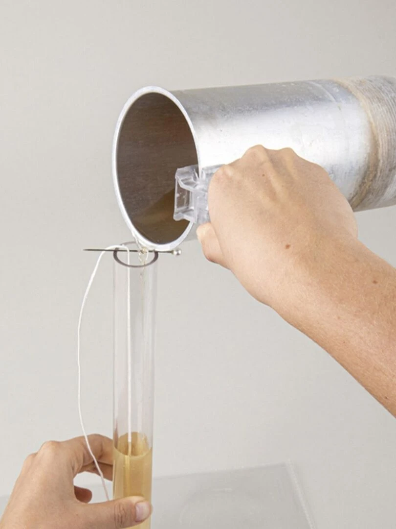 Kit bougie chandelle DIY tons chauds   N/A