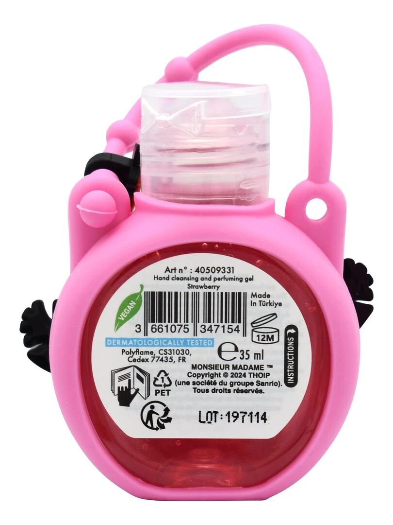 Monsieur Madame   Gel Mains Nettoyant et Parfumant   35 ml   Lot de 2   N/A