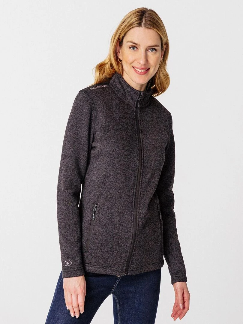 Polaire col montant Thermolactyl femme DamartSport Noir