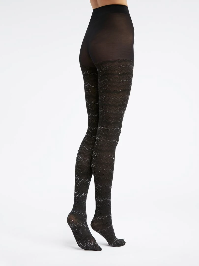 Collants 'DIM' transparent noir