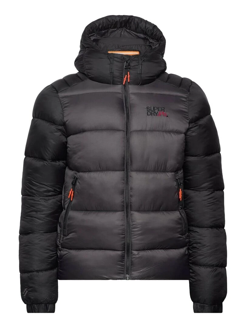 Doudoune à Capuche Superdry Sports Puffer Noir