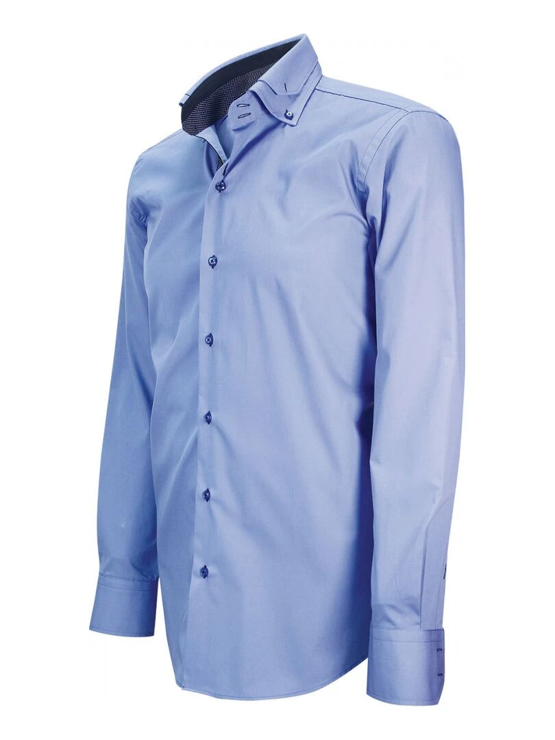 Chemise mode MANZONI   Bleu