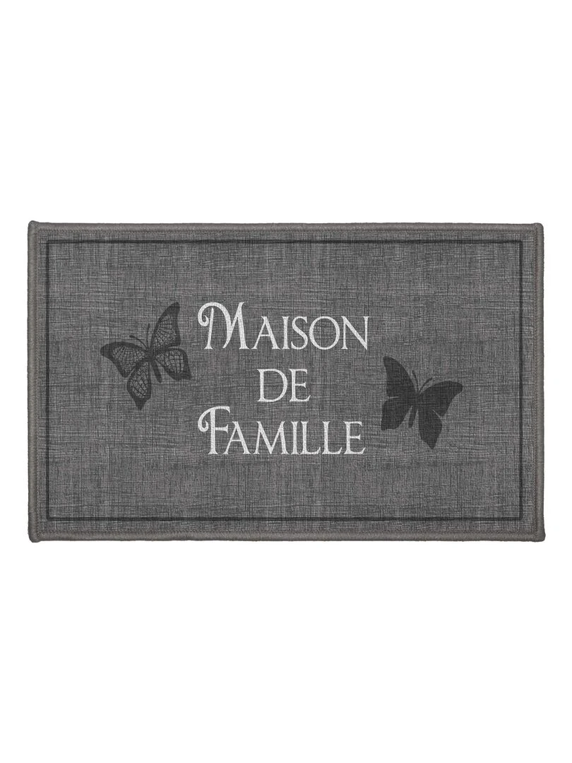 Tapis multi usage Collection Famille Gris