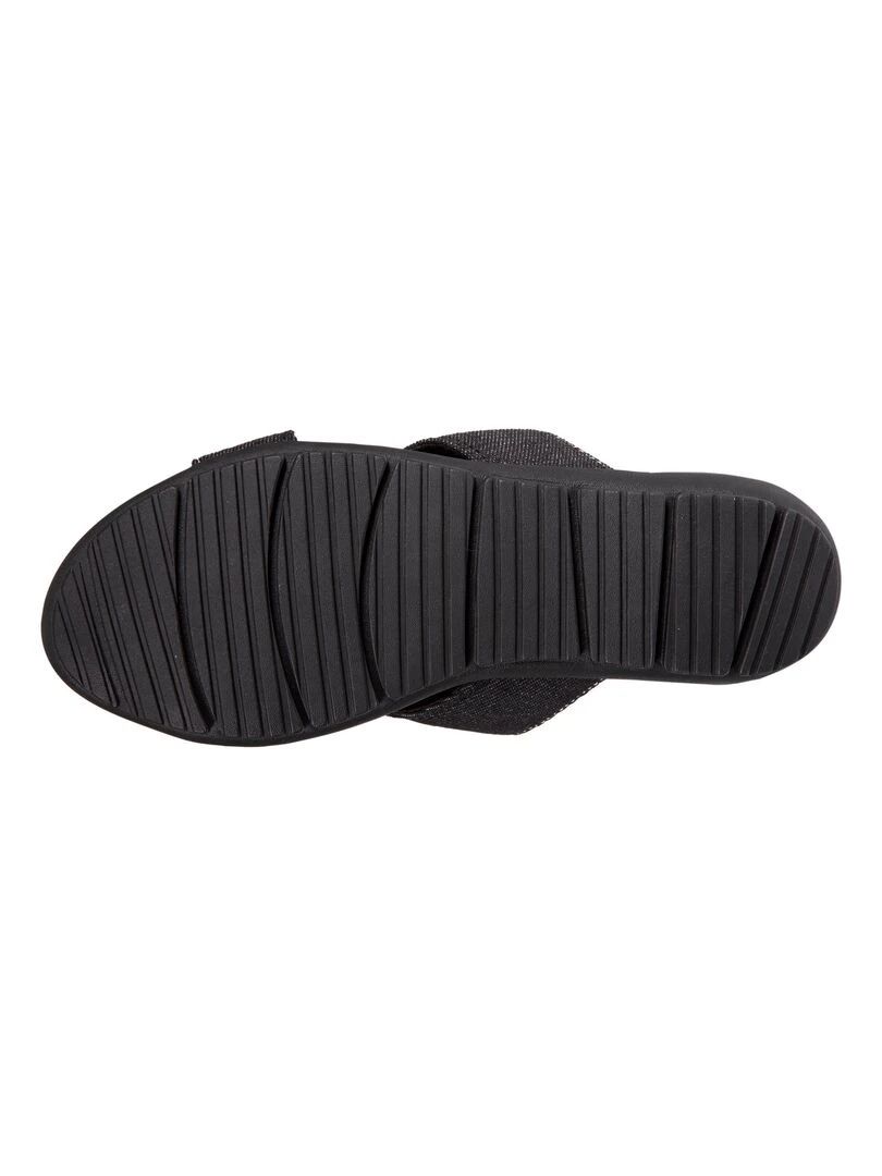 Mules Femme bandeau Noir   Noir