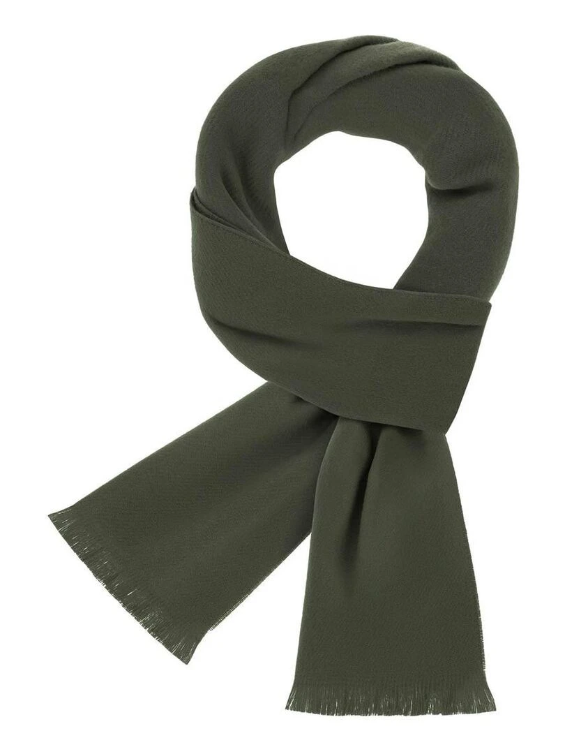 Echarpe Sherpa Fabriqué en France Vert kaki