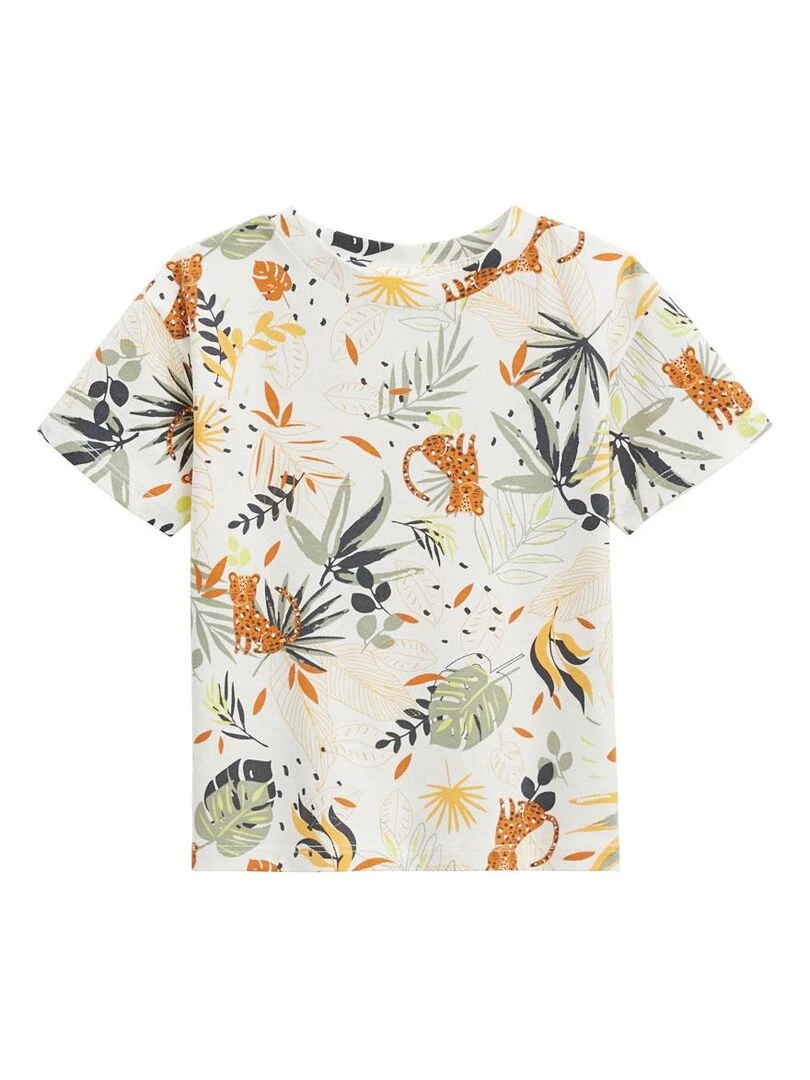 Ensemble bébé t shirt et short Wakae Moutarde
