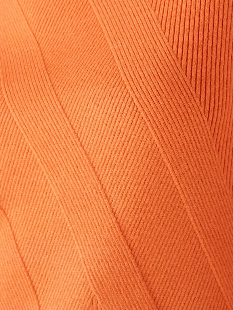 Pull jeu de côtes fantaisie   Damart   Abricot