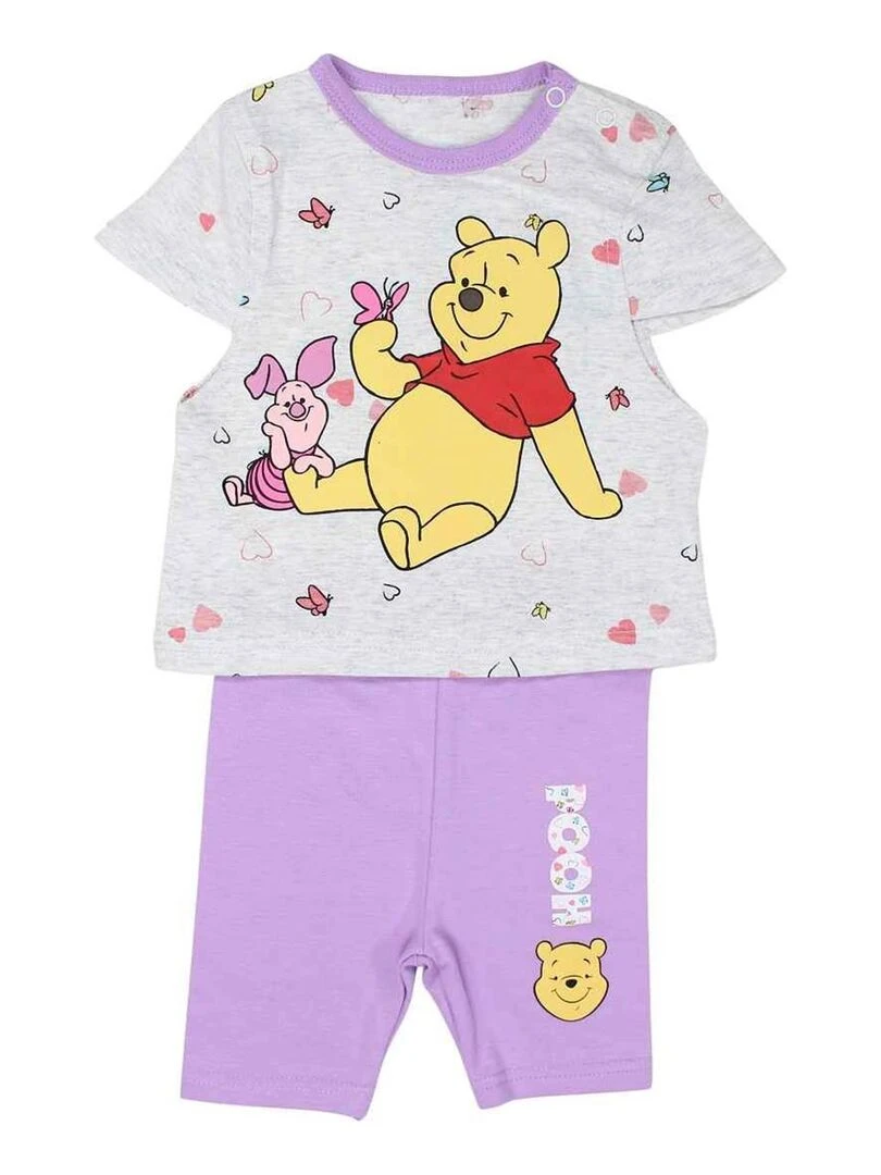 Disney Ensemble T shirt legging bébé fille Imprimé Winnie L'ourson Violet