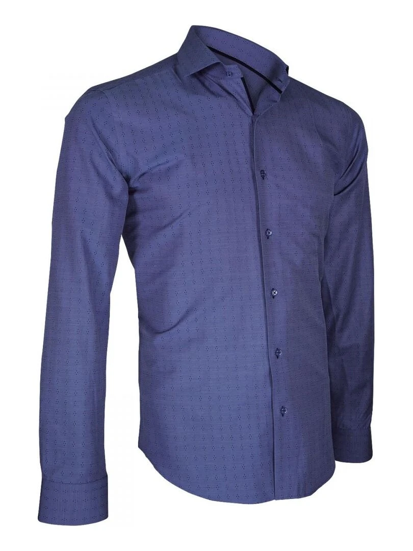 Chemise fil à fil BARKING   Bleu