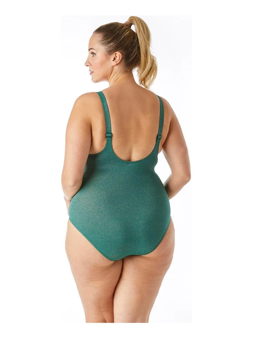 Maillot une pièce VAGUE   Brigitte Bardot Bain   Vert